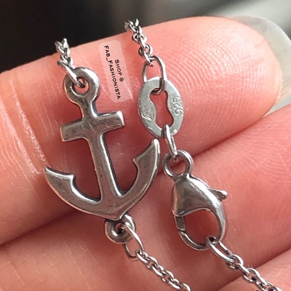 James Avery Anchor Bracelet Sterling Silver Retired Rare - Picture 12 of 16